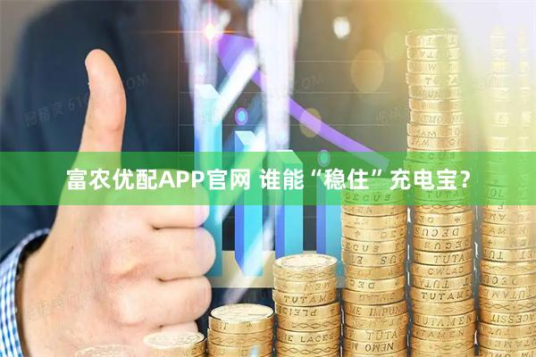 富农优配APP官网 谁能“稳住”充电宝？